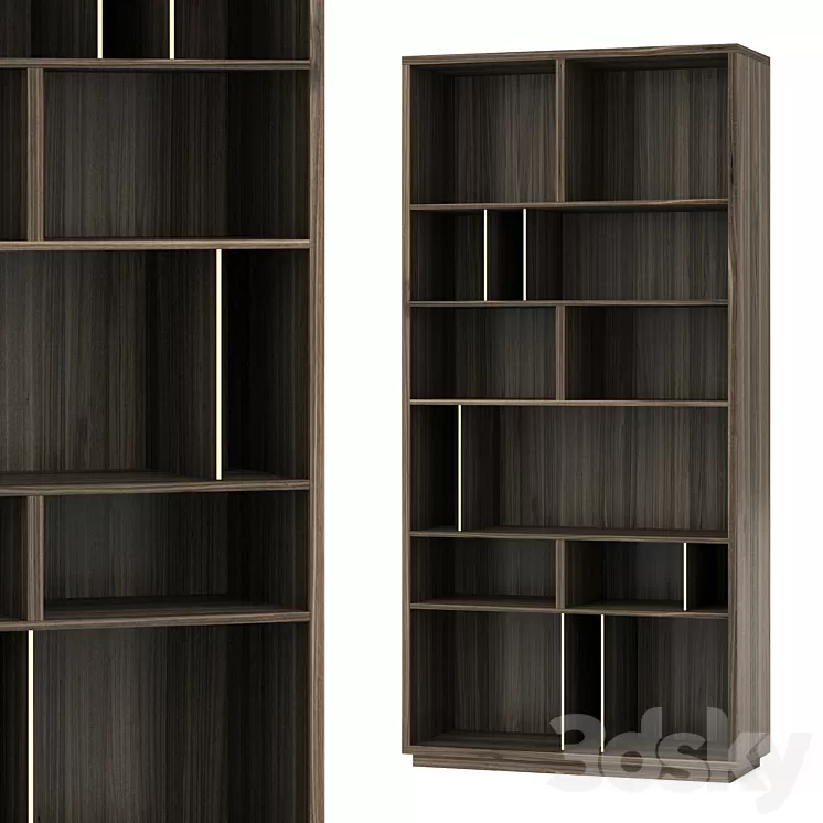 Shelving module Lich 2 from ARCHMEBEL 3D Model