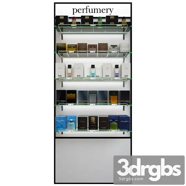 Shelving S Parfiumeriei Dolce Gabbana 3 3D Model Free