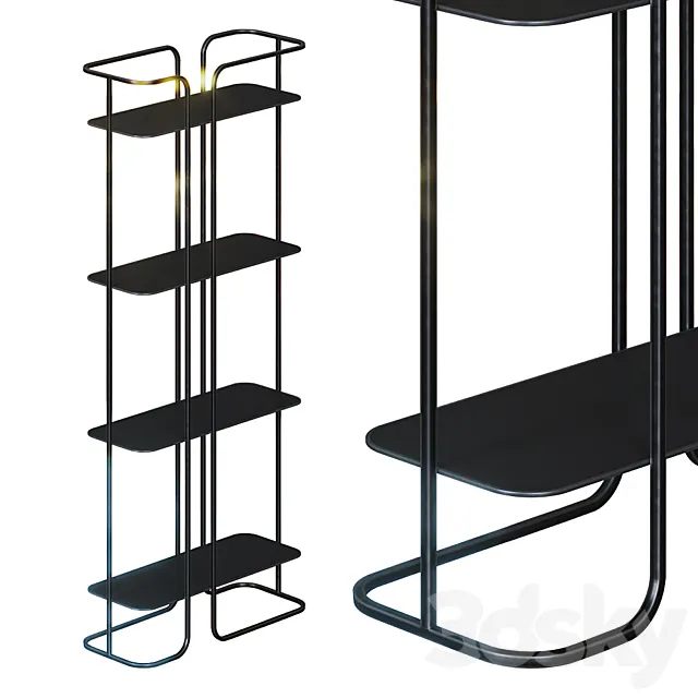 Shelving unit Calen 3D Model