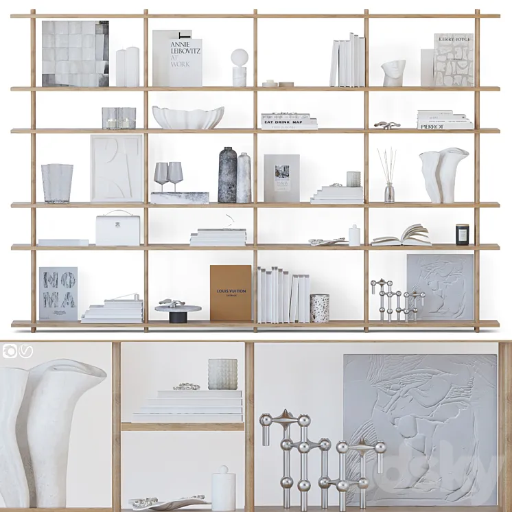 Shelving unit Fogia Bond 3D Model Free