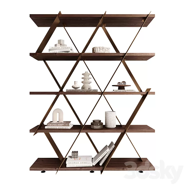 Shelving unit Tonin Casa Castle 3D Model