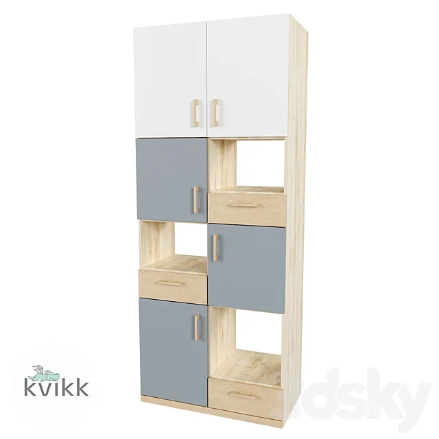 Shelving unit Vila 3D Model