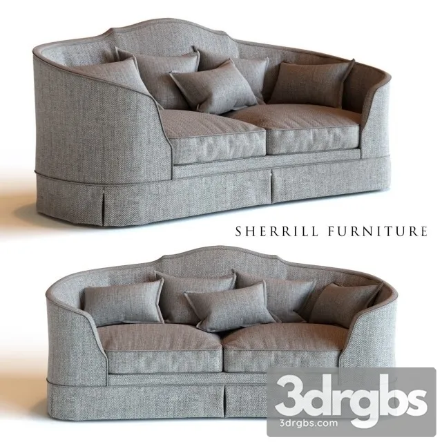 Sherrill Funiture Sofa 3D Model Free