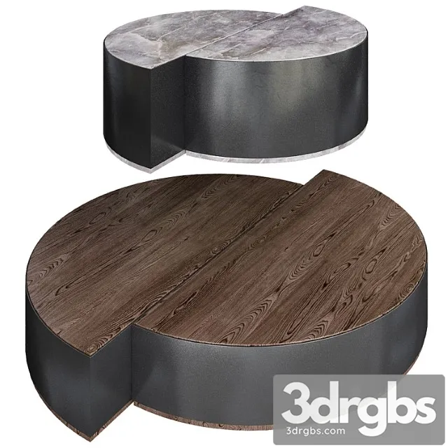 Shields minotti coffee tables 2 3D Model Download
