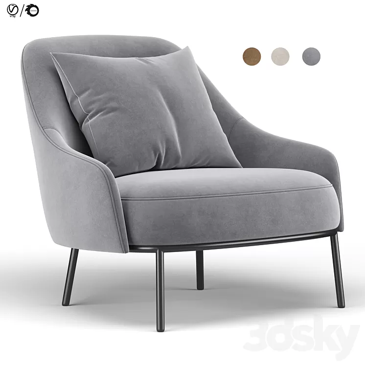 Shift Armchair 3D Model Free