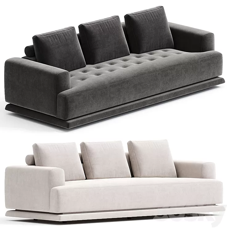 SHIKI | Sofa By Zanotta 3D Model Free