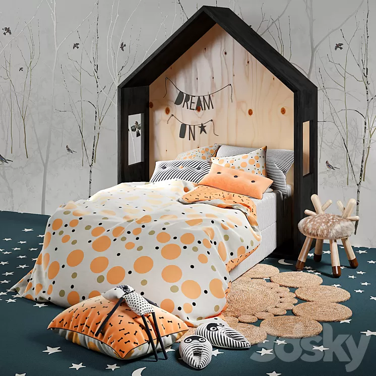 SHILDREN BEDROOM 3D Model