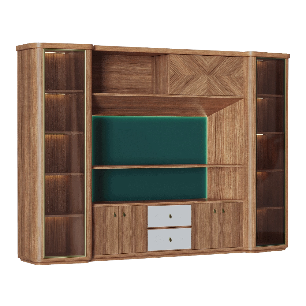 Shin Plaza - Bookshelf Mona Liza Z-102 3D Model
