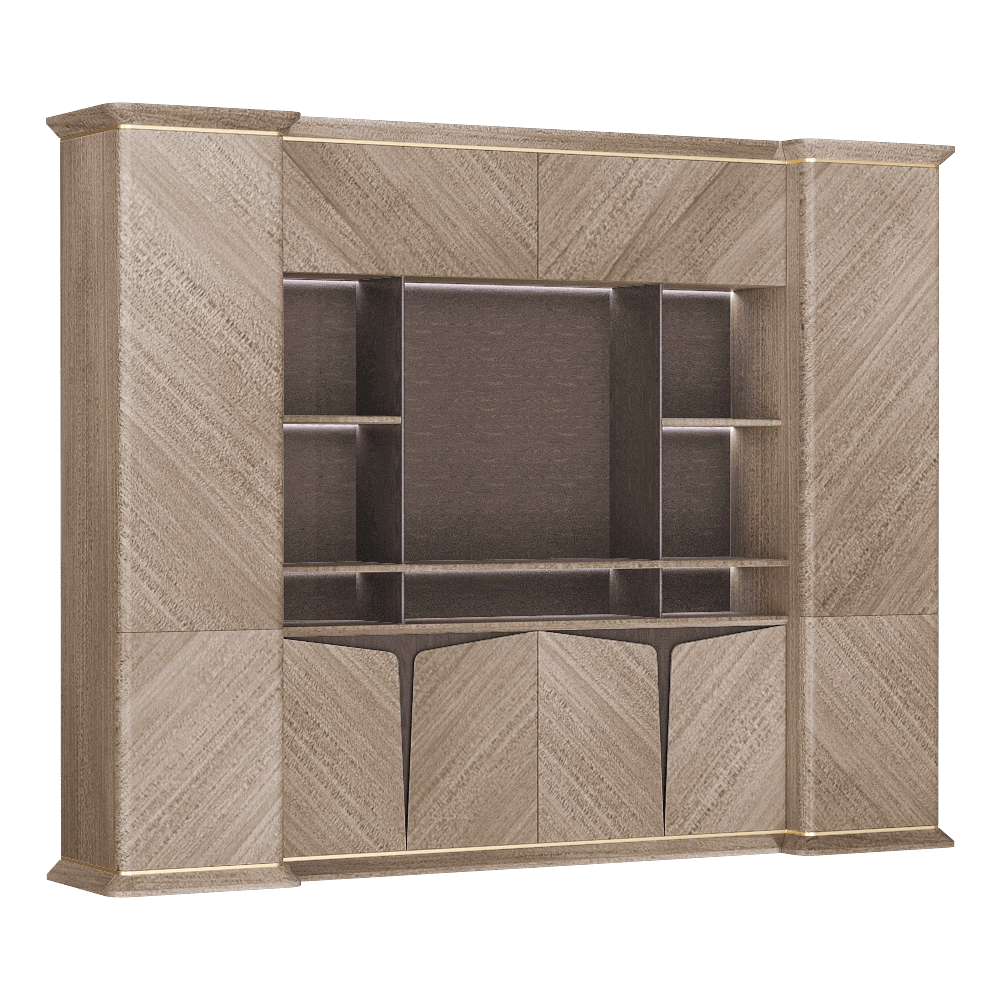 Shin Plaza - Bookshelf Tesla 3D Model