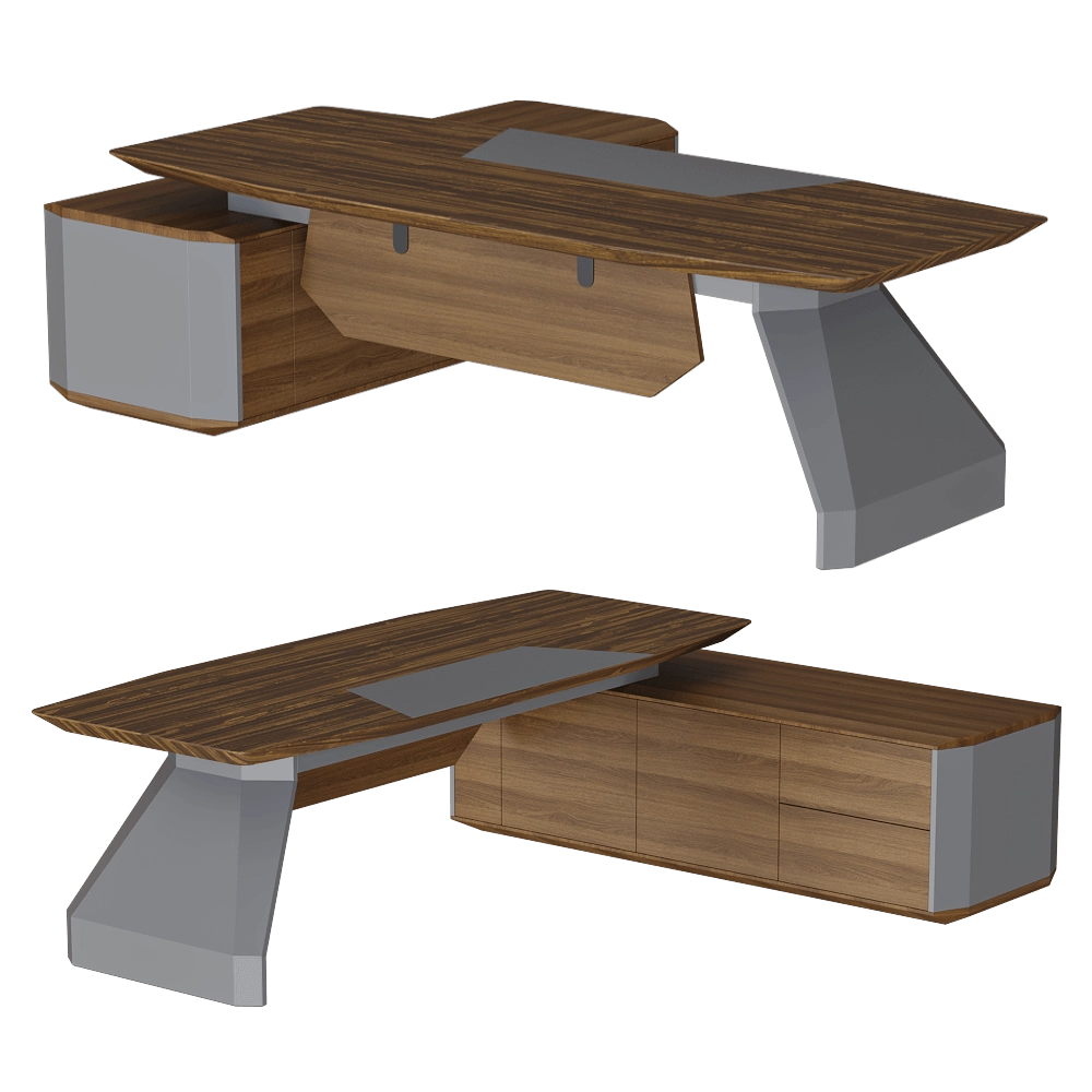 Shin Plaza - Desk Executive 608-T01 3D Model