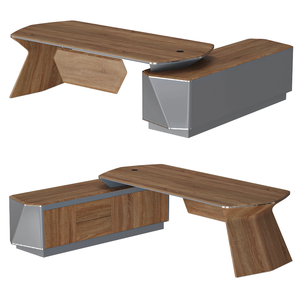 Shin Plaza - Desk Executive MD-T002 3D Model