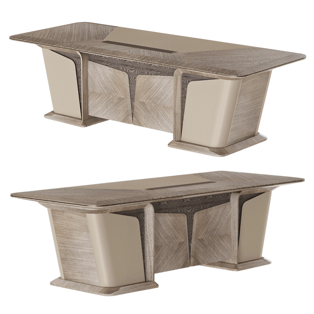 Shin Plaza - Desk Tesla 3D Model