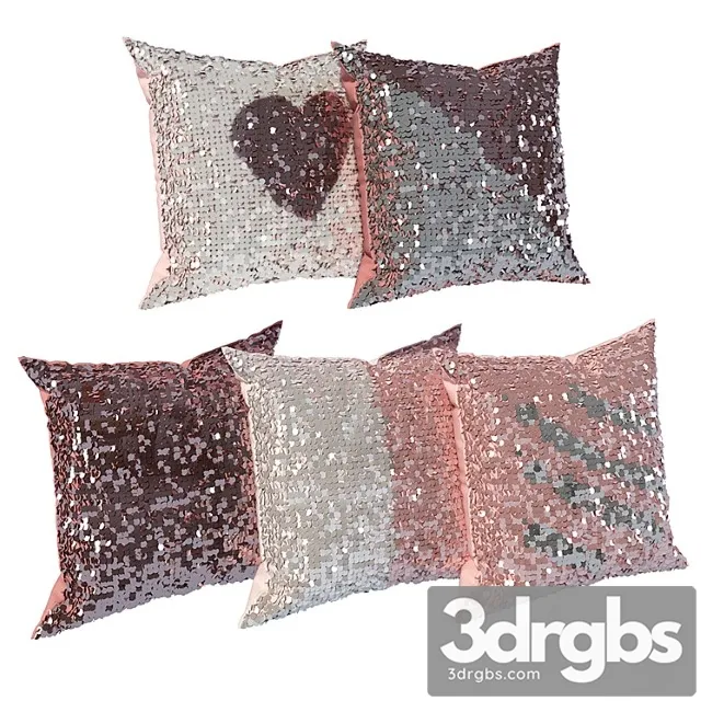 Shiny Pillows 3D Model Free
