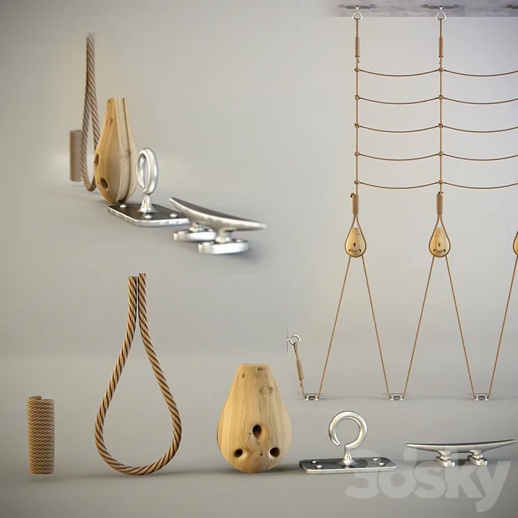 Ship Set # 1 3D Model