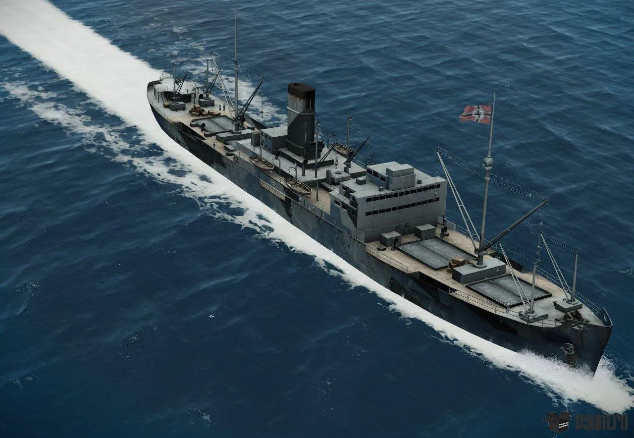 ships 3d models - Auxiliary Cruiser Penguin - Auxiliary Cruiser Penguin