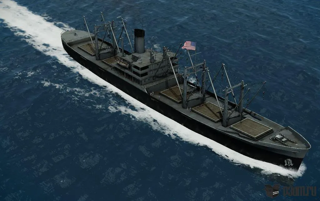 ships 3d models - C2-S-B1 Hull Large Merchant - C2-S-B1 Hull Large Merchant