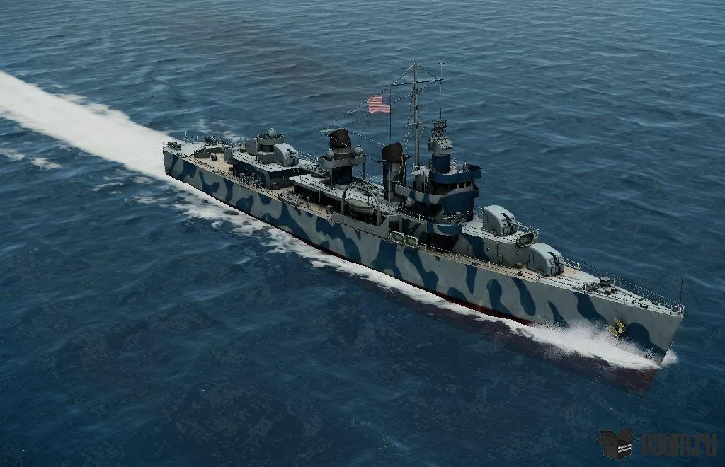 ships 3d models - Fletcher destroyer - fletcher destroyer