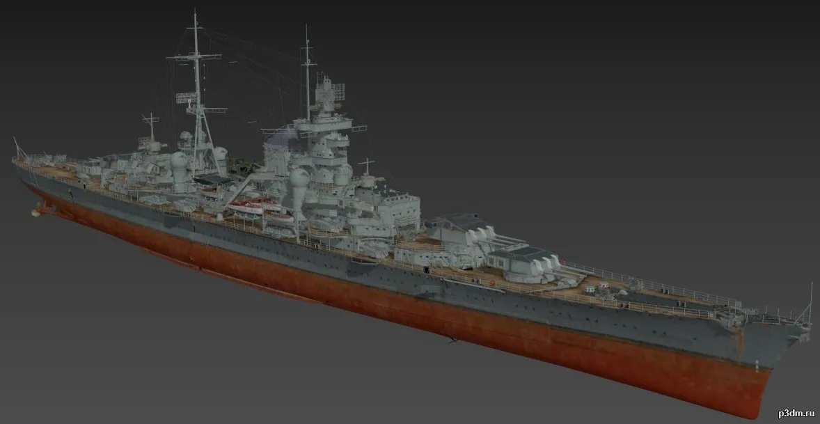 ships 3d models - Hindenburg 1945 - Hindenburg_1945