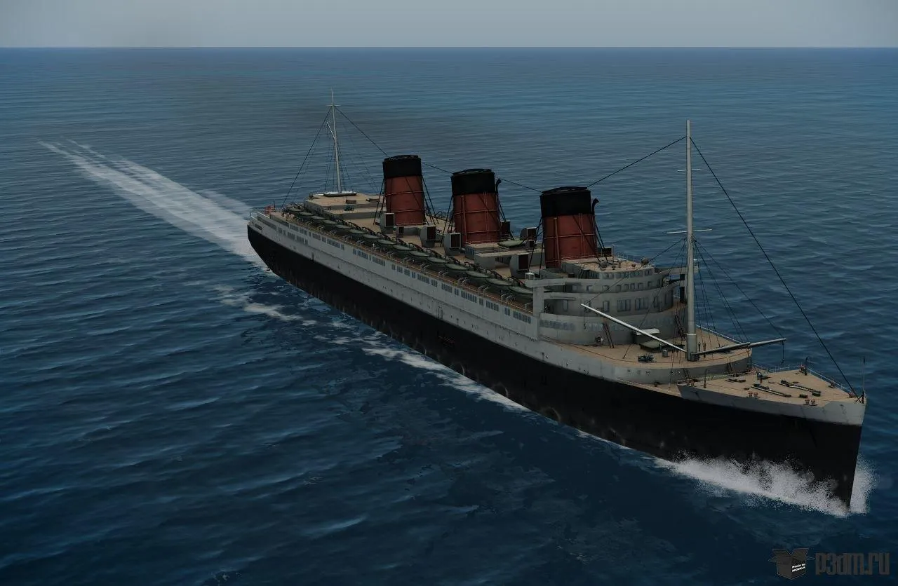 ships 3d models - Huge European Liner - Huge European Liner
