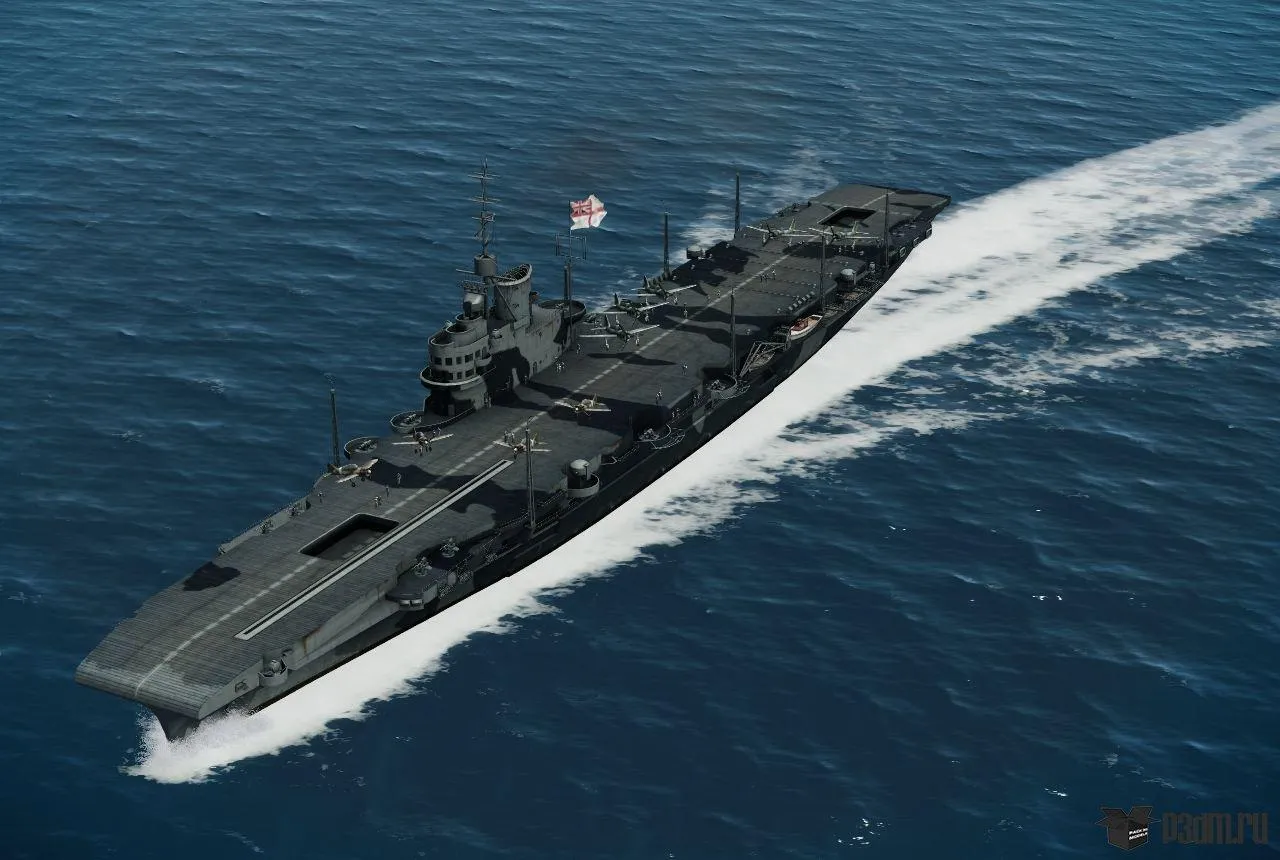 ships 3d models - Illustrious Fleet Carrier - Illustrious Fleet Carrier