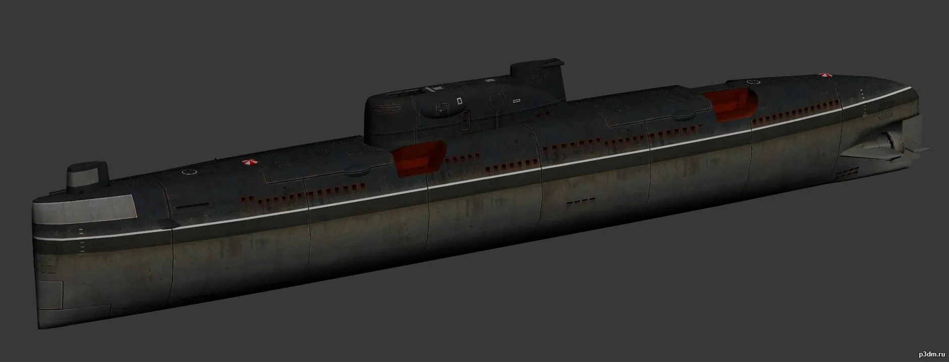 ships 3d models - Juliett-class submarine - juliet