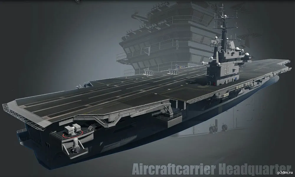 ships 3d models - Nimitz - aircraft carrier
