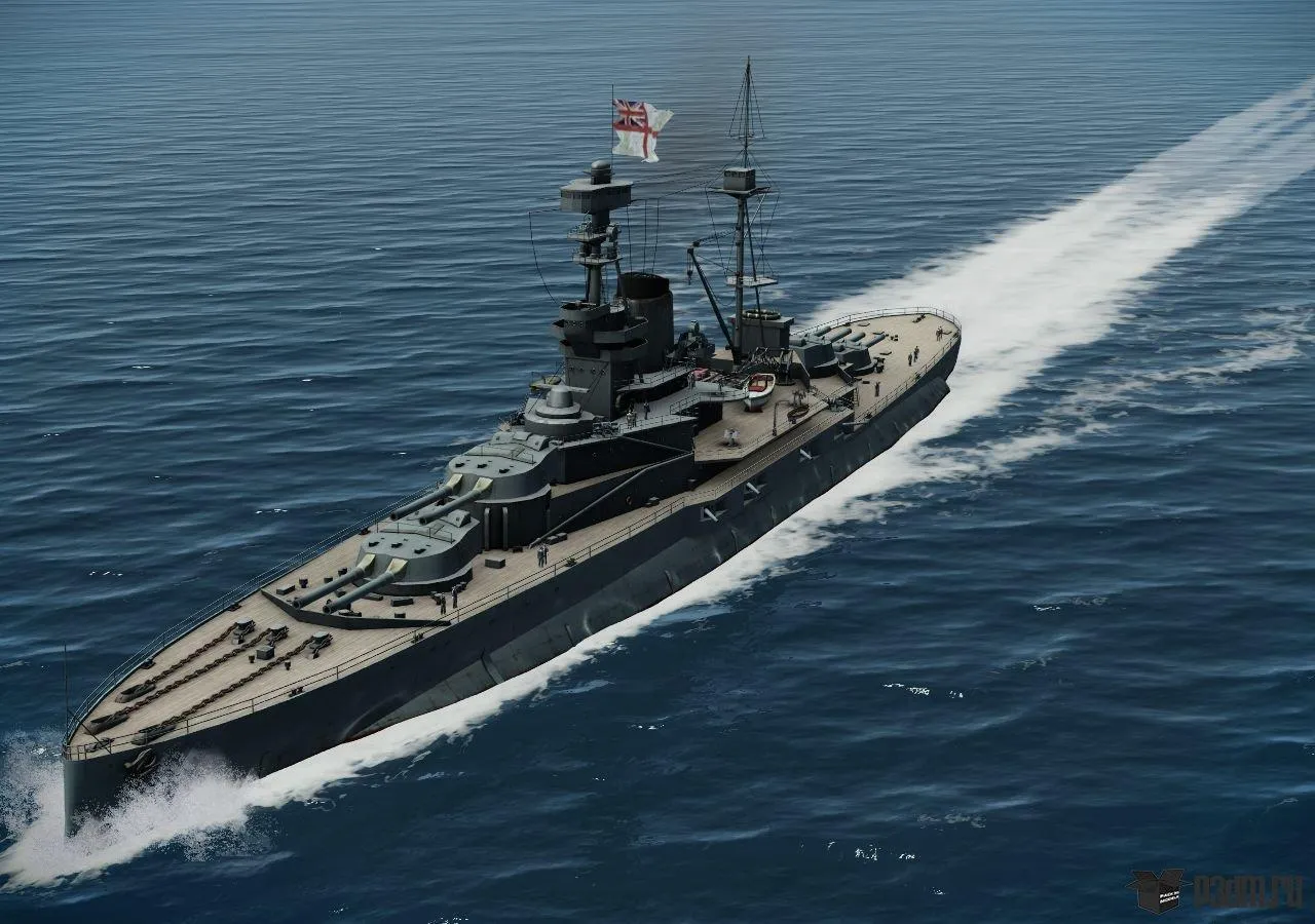 ships 3d models - Royal sovereign battleship - Royal sovereign battleship