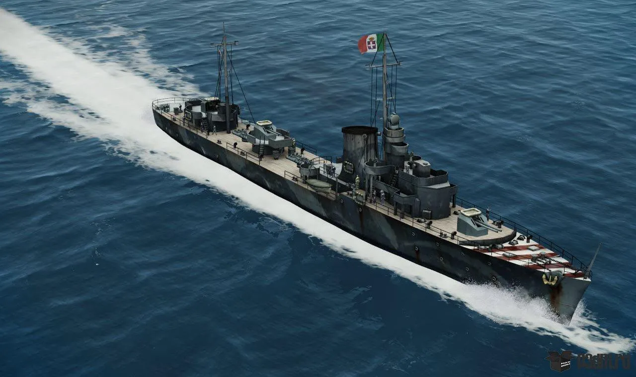 ships 3d models - Soldati Destroyer - Soldati Destroyer