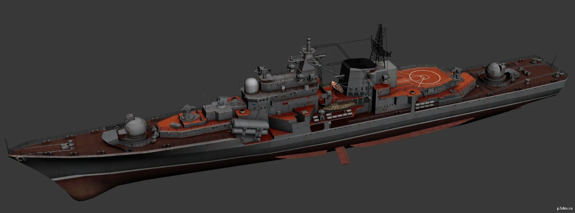 ships 3d models - Sovremenny Class Destroyer - sovremenny