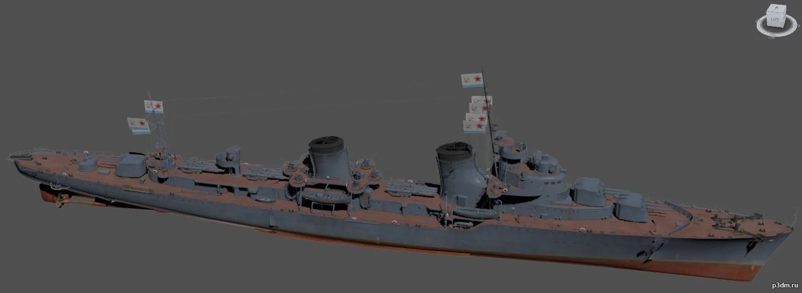ships 3d models - Tashkent 1942 - Tashkent_1942