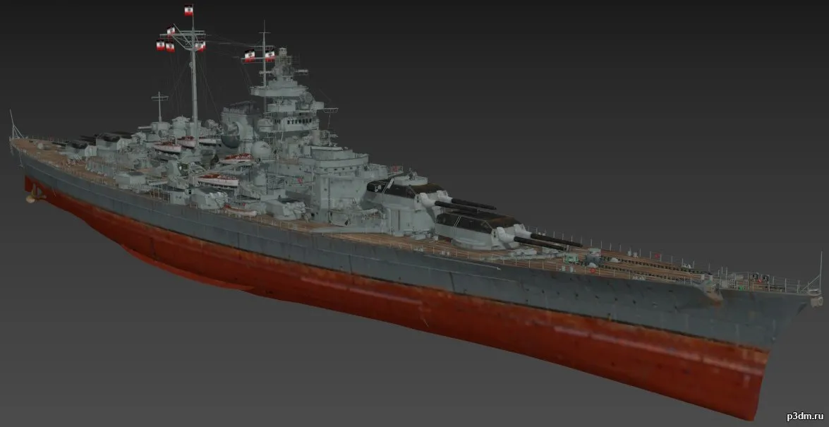 ships 3d models - Tirpiz 1942 - Tirpiz_1942