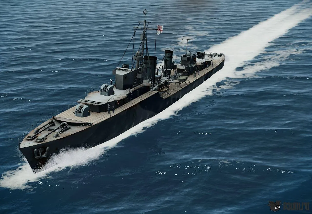 ships 3d models - Tribal Destroyer - Tribal Destroyer