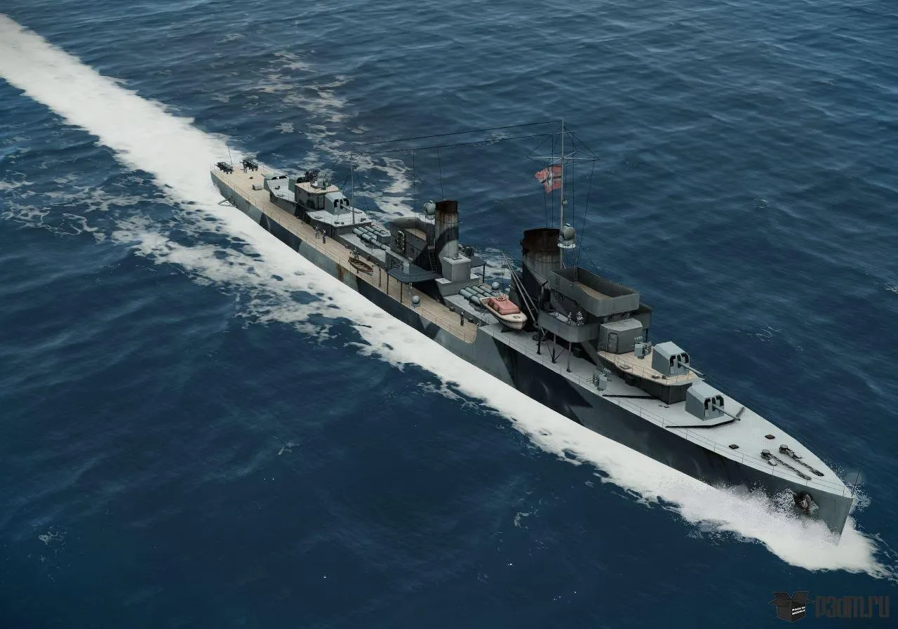 ships 3d models - Type 34 Destroyer - Type 34 Destroyer