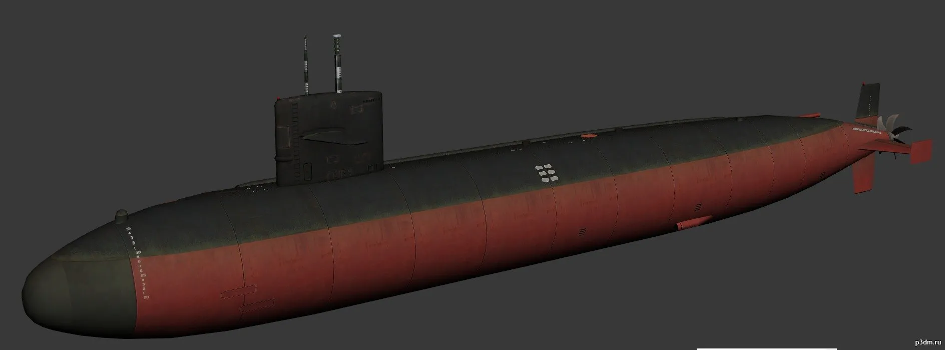 ships 3d models - USS Narwhal - narwhal