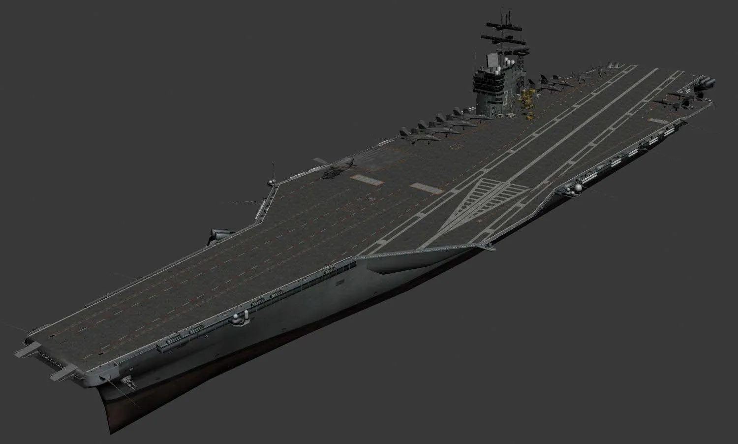 ships 3d models - USS Nimitz in Victoria Canada - USS Nimitz in Victoria Canada