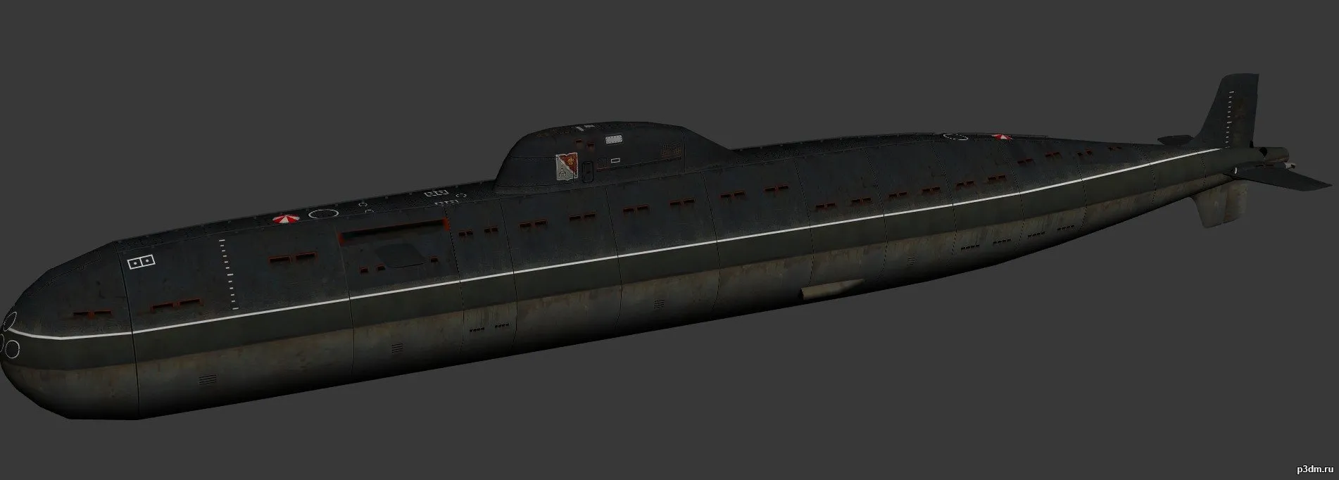 ships 3d models - Victor II-class Submarine - victor2