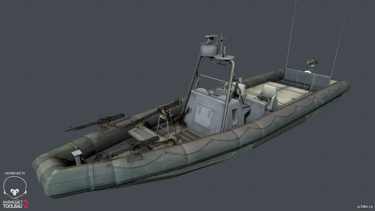 ships 3d models - Warhorse Patrol Boat - Warhorse Patrol Boat