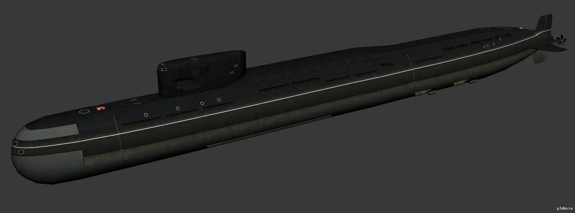 ships 3d models - Yankee-class submarine - yankee