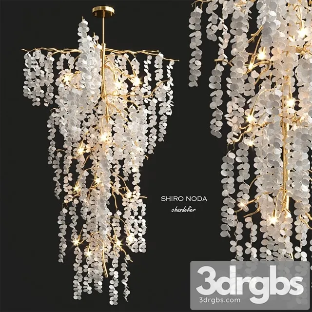Shiro Noda Chandelier by John Richard 3D Model Free