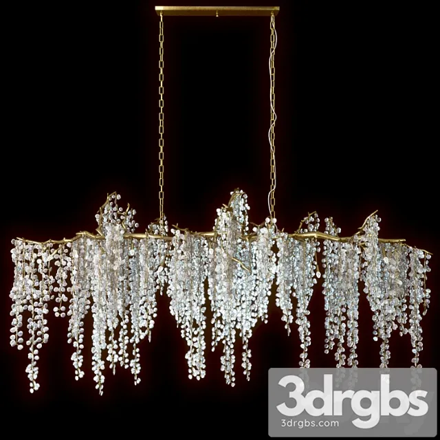 Shiro noda glass chandelier 3D Model Free