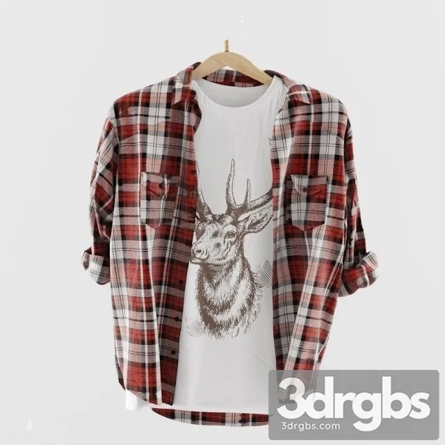 Shirt Boy Style 3D Model Free