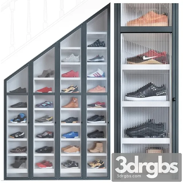 Shoe Cabinet 3D Model Free
