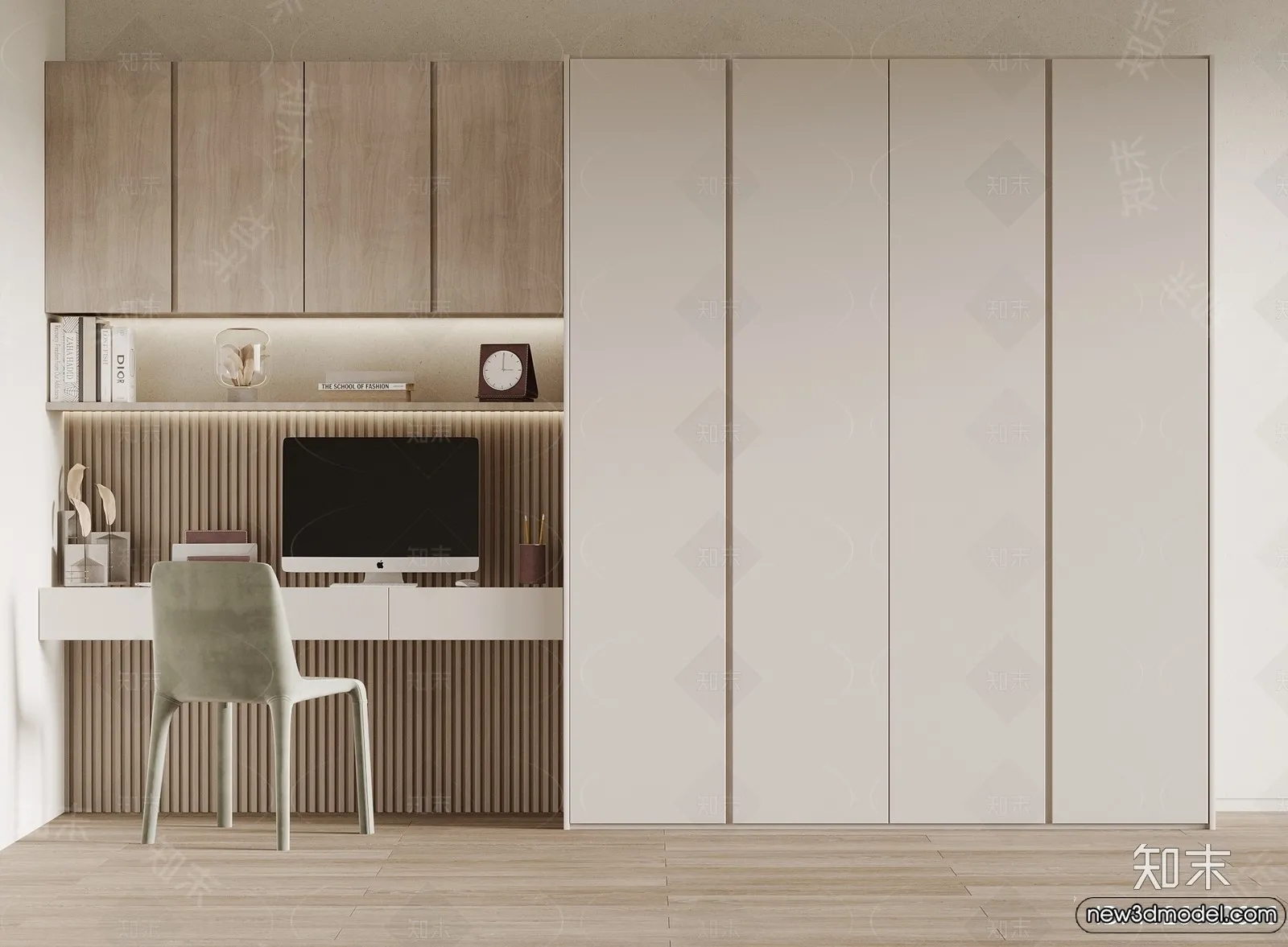 Shoe Cabinet and Racks - 3D Models for Interior - 095