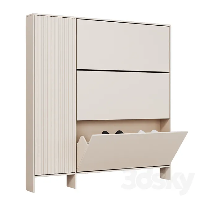 Shoe cabinet OEING 3D Model