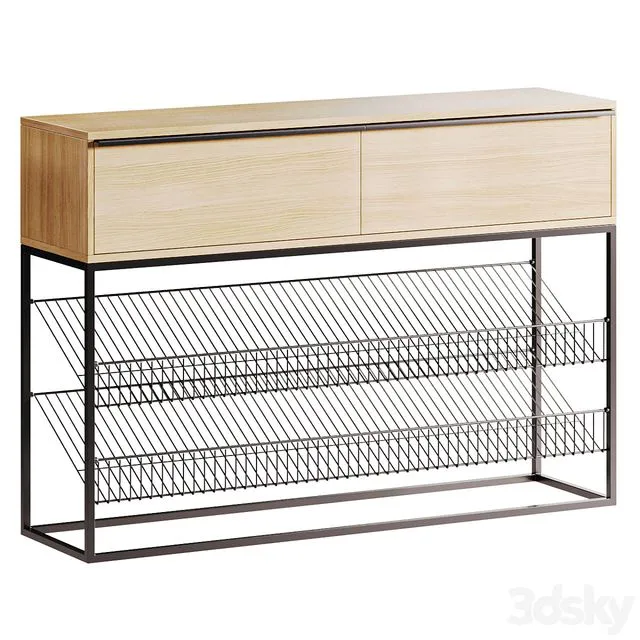 Shoe rack MEBELSON Craft 2 3D Model