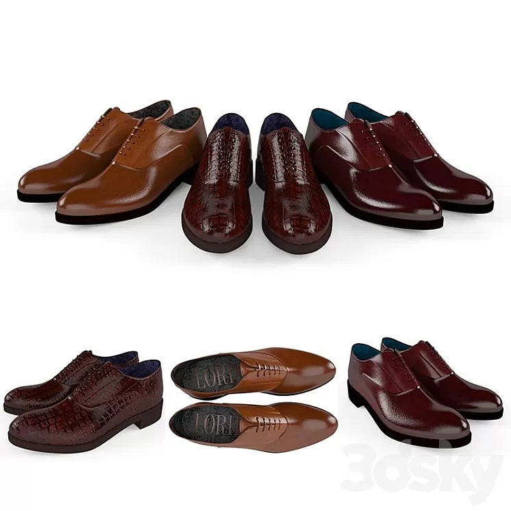 Shoes for men 3D Model