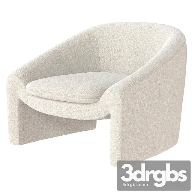 Shona accent armchair 3D Model Free