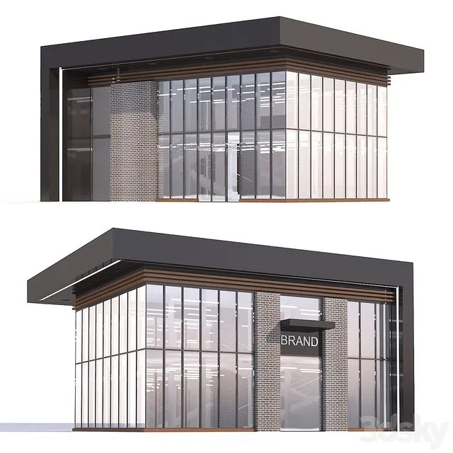 Shop 02 3D Model