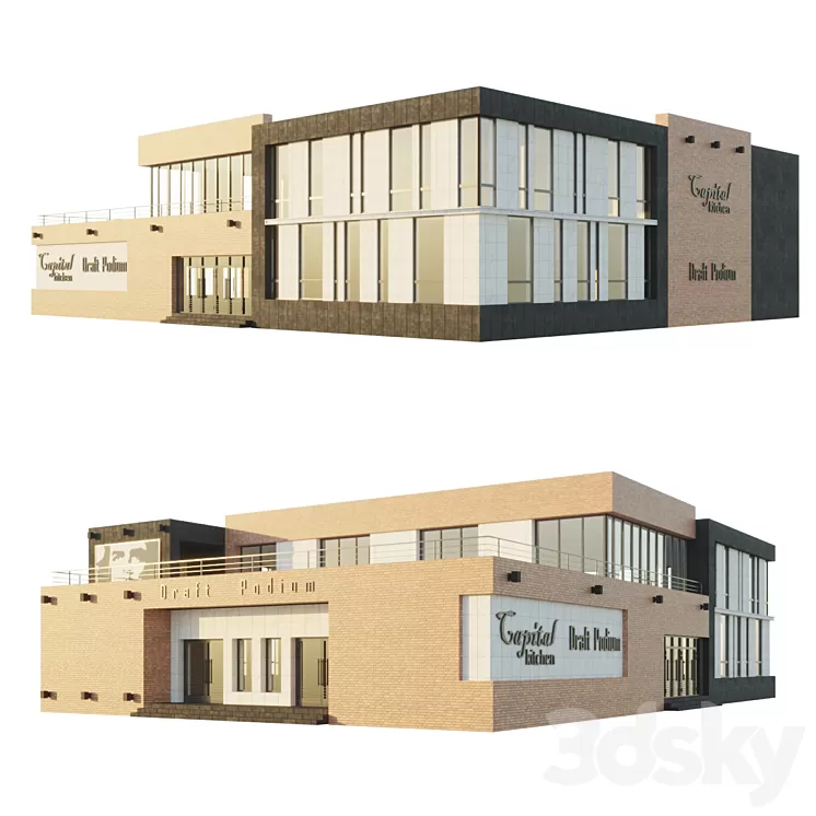 Shop cafe 3D Model