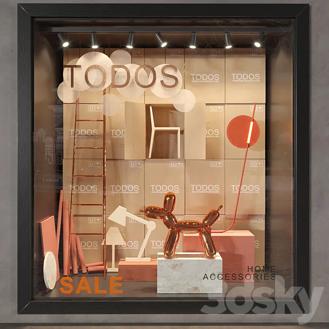 Shop_Window 3DModel